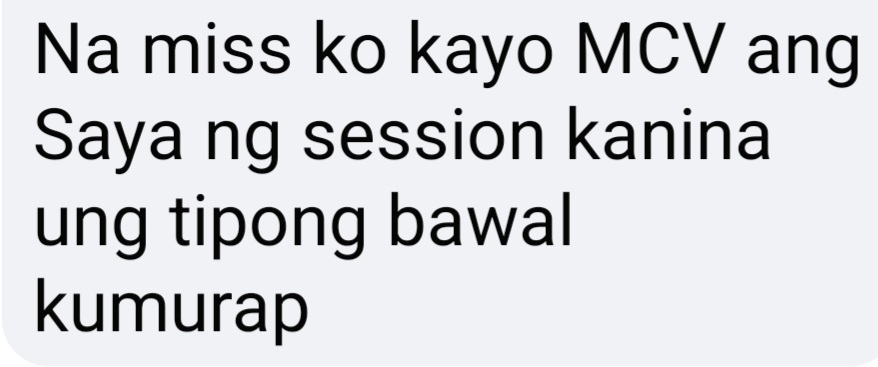 Attendee feedback from an MCV speaking event
